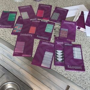 14 sheets of Jamberry wraps.